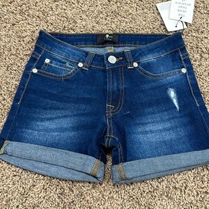 new with tags never been worn kids jean shorts